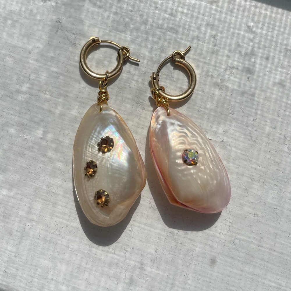 Brinker + Eliza Shell Earrings
